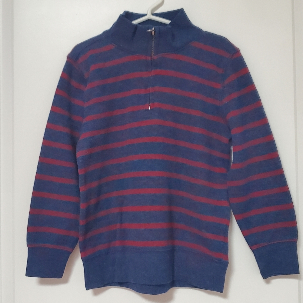 Old Navy Boy's Navy and Red Stripe Sweater Size 5T
